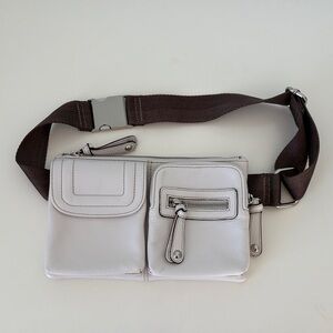 Danier White Belt Bag in White